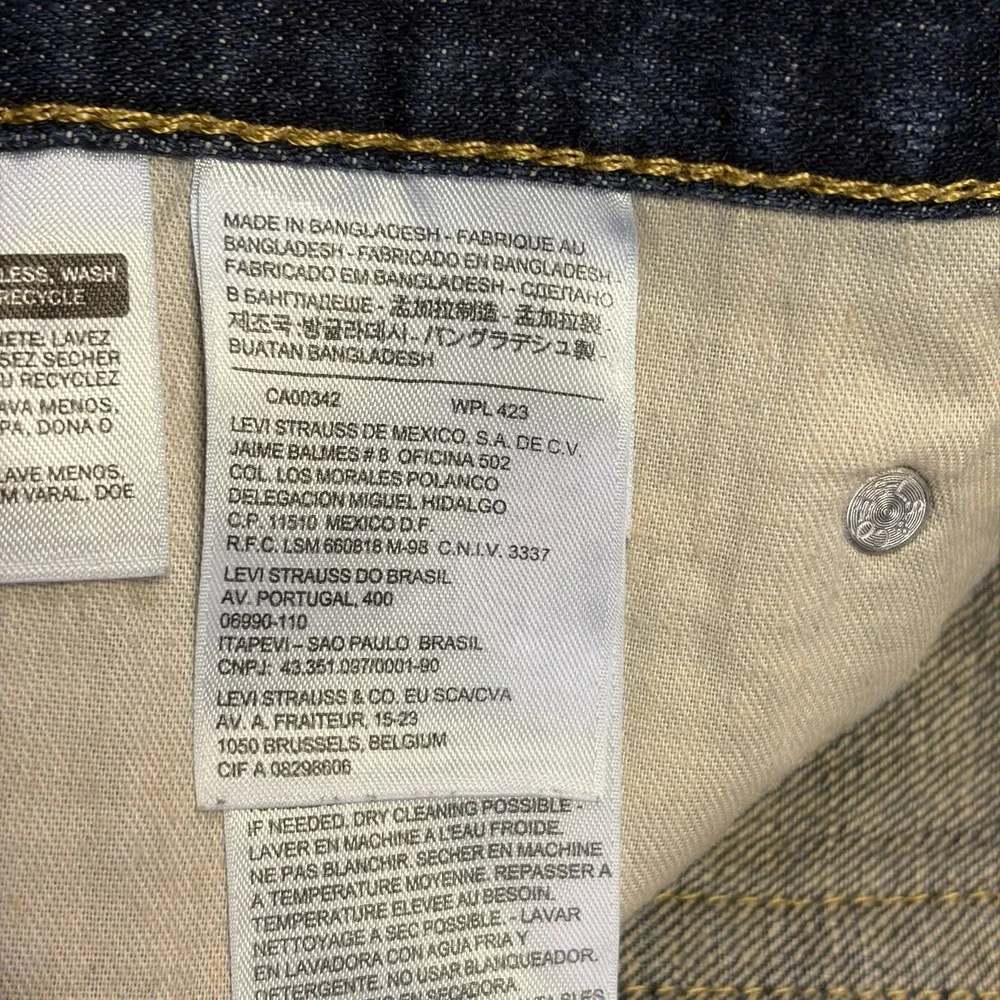 Levi's 569 Jorts Mens 42 Blue Baggy Wide Leg Grunge Skater Denim Shorts